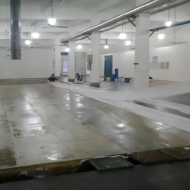 黑河防腐蚀地坪,环氧玻纤地坪，玻纤工业地坪，环氧玻纤布地坪,乙烯基玻纤布地坪产品图3