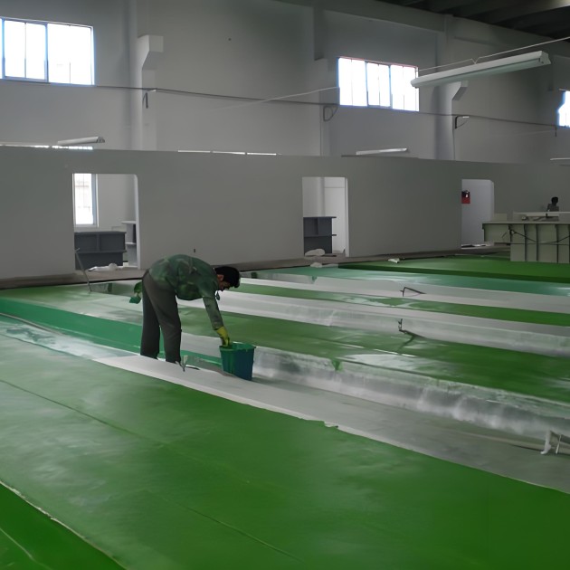 黑河防腐蚀地坪,环氧玻纤地坪，玻纤工业地坪，环氧玻纤布地坪,乙烯基玻纤布地坪产品图1